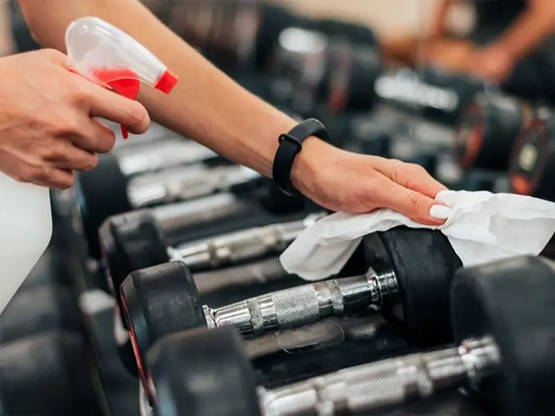 Fitnessstudio-Reinigung